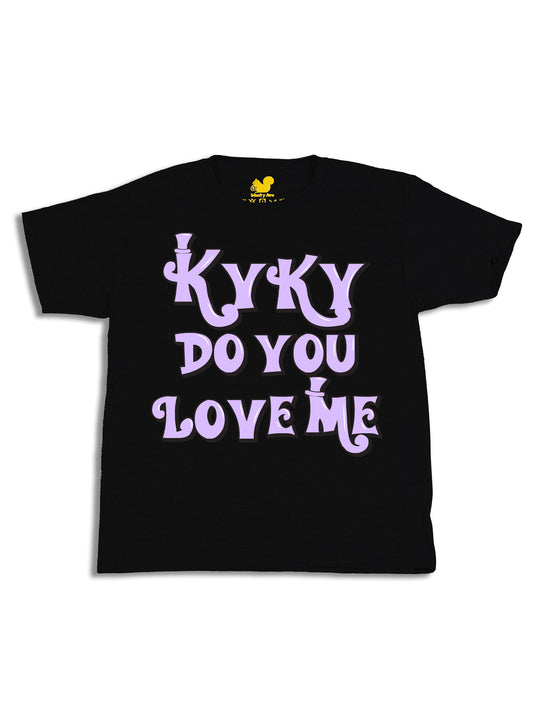 kyky do you love me purple Youth T-Shirt