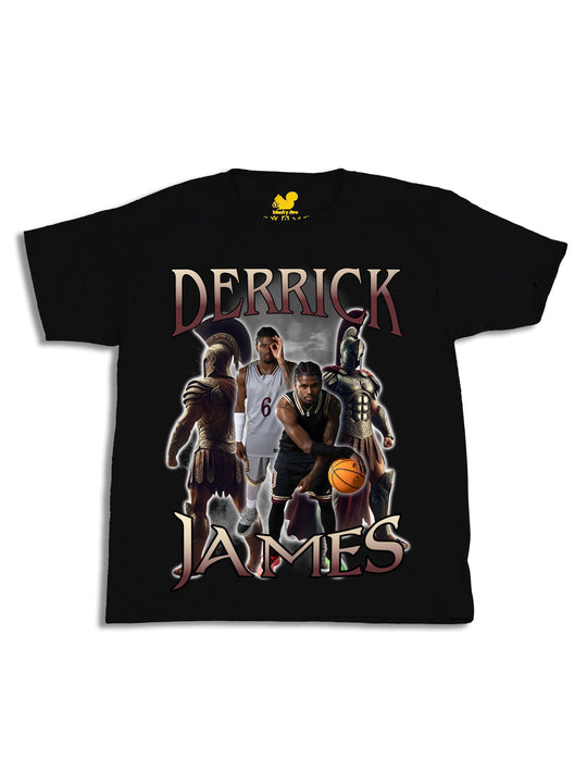 Derrick James Spartans Collage Youth T-Shirt