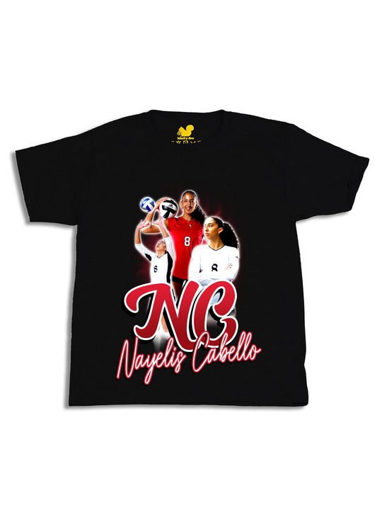 Nayelis Cabello Initials Youth T-Shirt