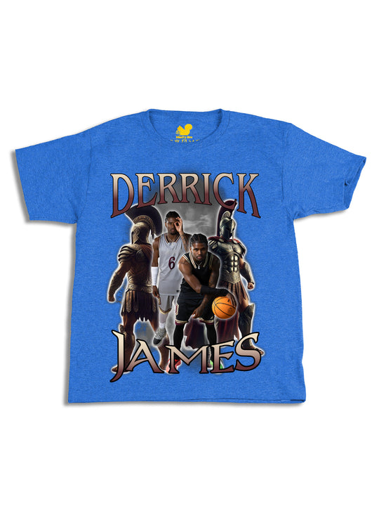 Derrick James Spartans Collage Youth T-Shirt