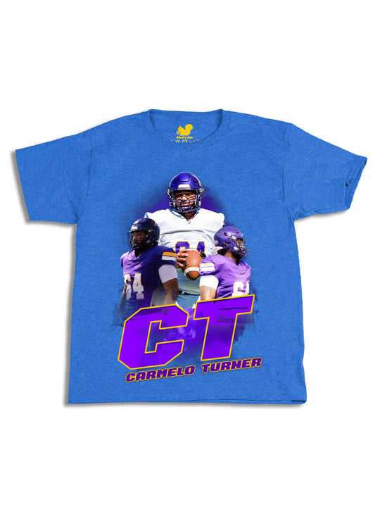 Carmelo Turner Initials Youth T-Shirt
