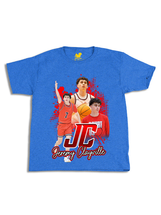 Jeremy Clayville Initials Youth T-Shirt