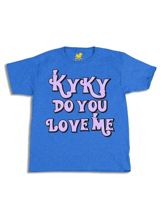 kyky do you love me purple Youth T-Shirt