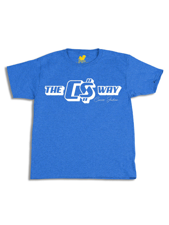 The CMoney Way Logo White Youth T-Shirt