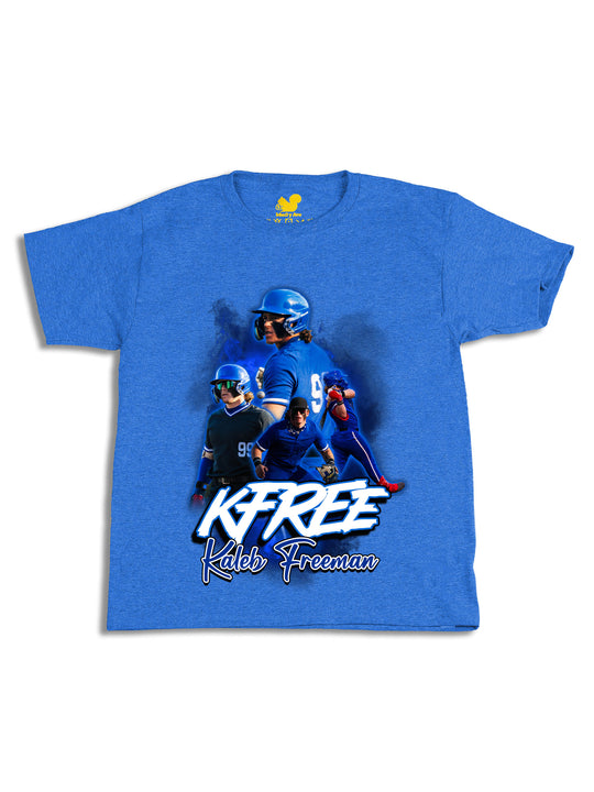 Kaleb Freeman Initials Youth T-Shirt