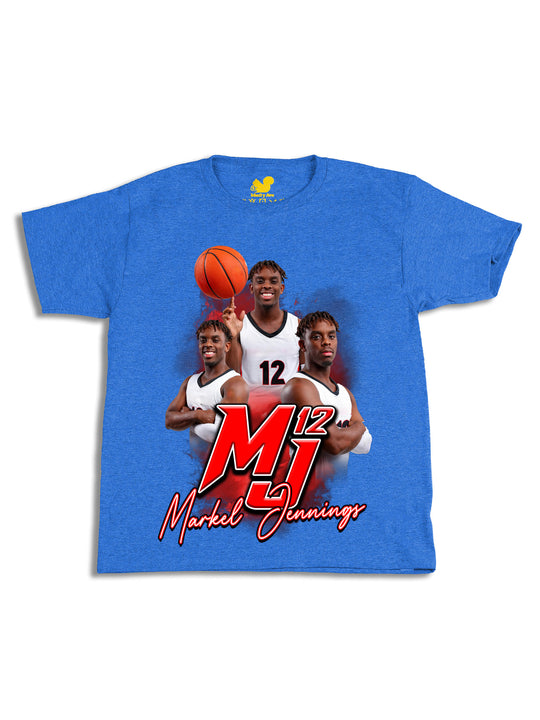 Markel Jennings Initials Youth T-Shirt