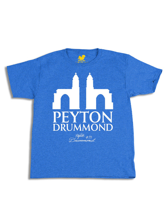 Peyton Drummond Logo White Youth T-Shirt
