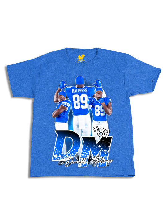 Darnell Malpress Initials Youth T-Shirt