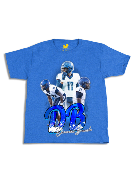 Donovan Branch Initials Youth T-Shirt