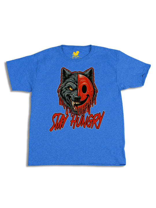Stay Hungry Wolf Youth T-Shirt
