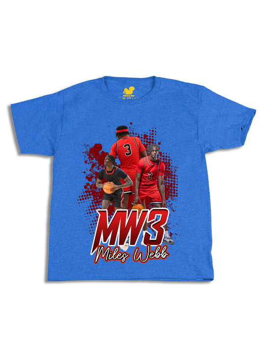 Miles Webb Initials Youth T-Shirt