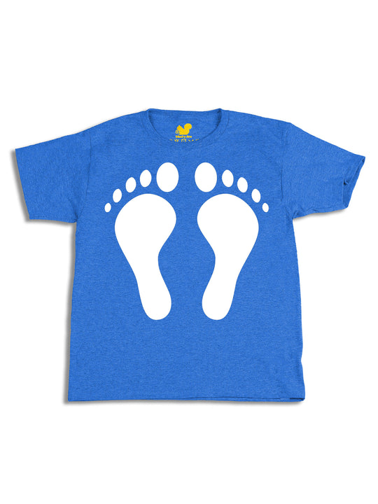 KP Footprint White Youth T-Shirt