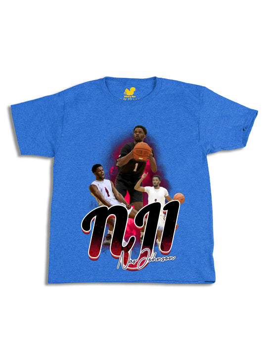 Nas Johnson Initials Youth T-Shirt