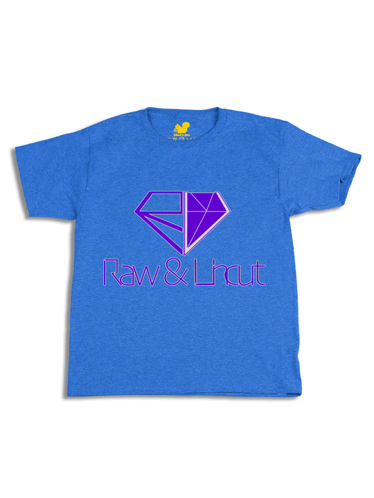 Raw and Uncut Purple Youth T-Shirt