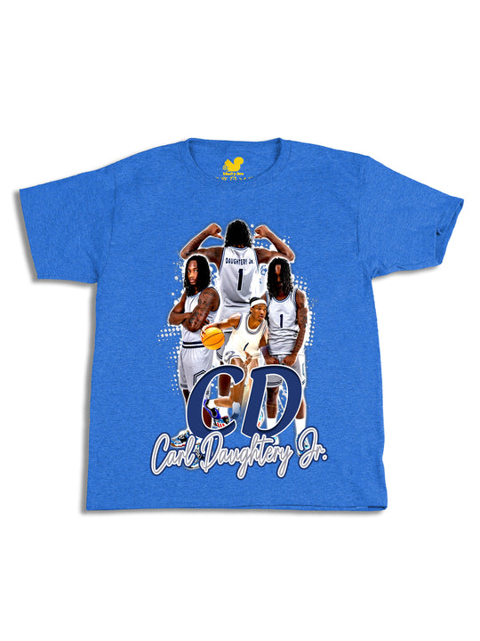 Carl Daughtery Jr Initials Youth T-Shirt