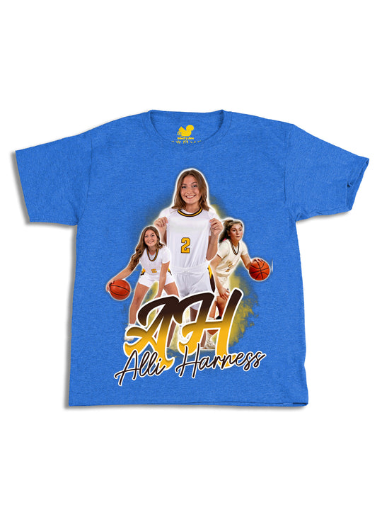 Allison Harness Initials Youth T-Shirt