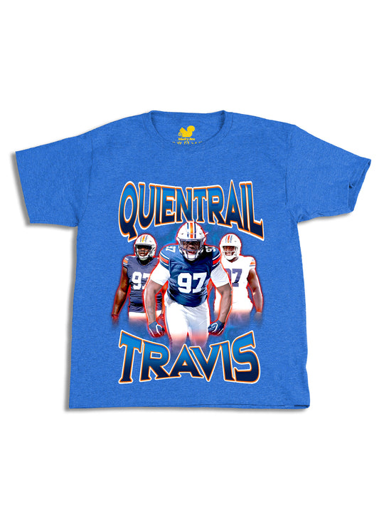 Quientrail Travis Collage Youth T-Shirt