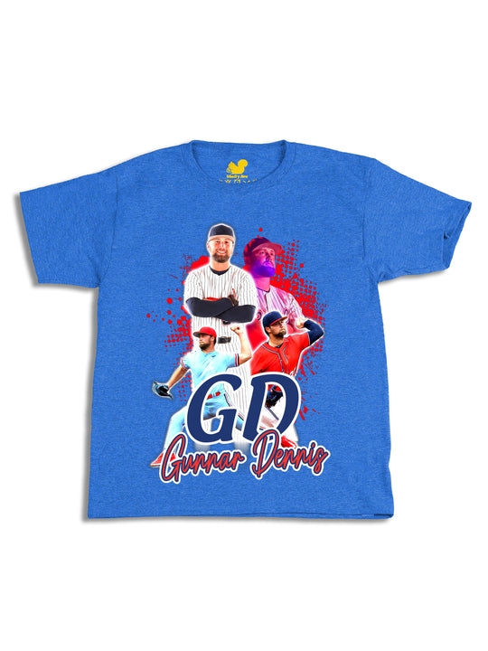 Gunnar Dennis Initials Youth T-Shirt