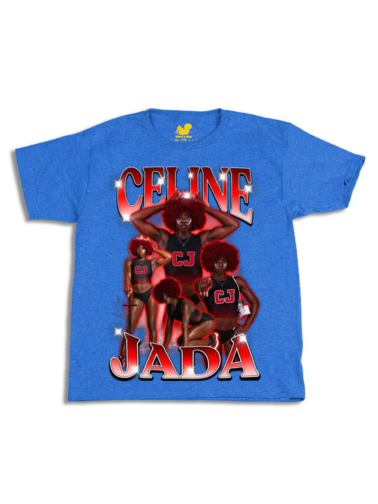 Celine Brown Collage Youth T-Shirt