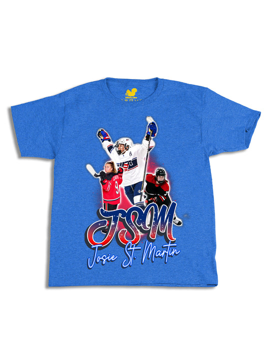 Josie St Martin Collage Youth T-Shirt