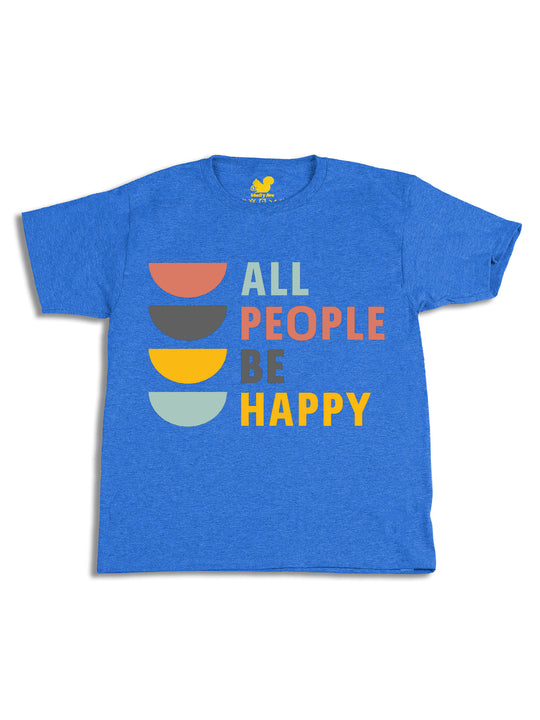 All People Be Happy Logo Youth T-Shirt