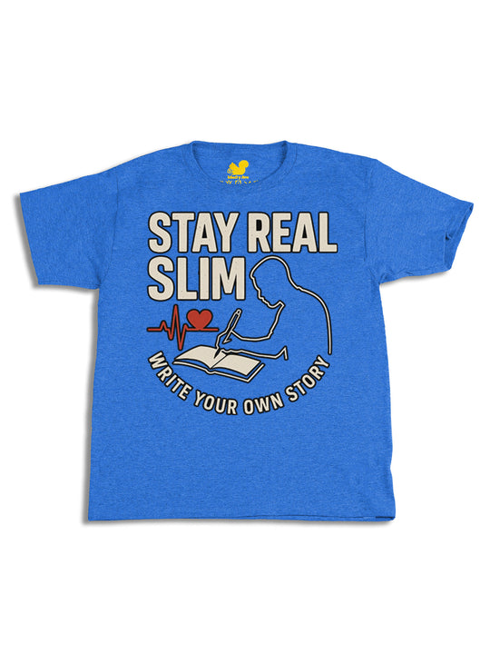 Stay Real Slim Logo Youth T-Shirt