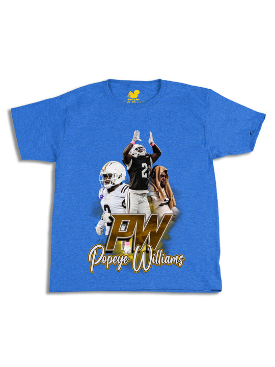 Popeye Williams Initials Youth T-Shirt