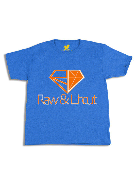 Raw and Uncut Orange Youth T-Shirt