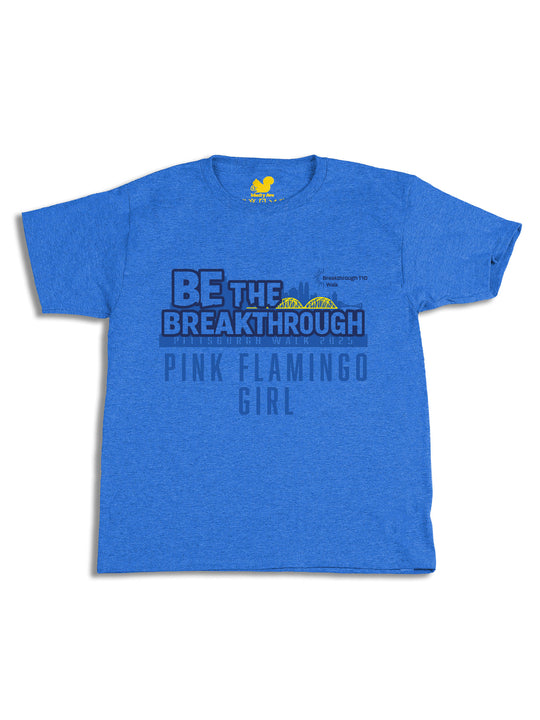 Pink Flamingo Girl Youth T-Shirt