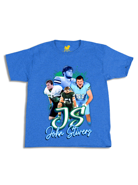 John Stivers Initials Youth T-Shirt