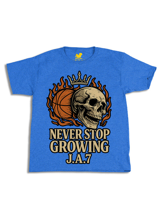 Never Stop Growing JA7 Youth T-Shirt