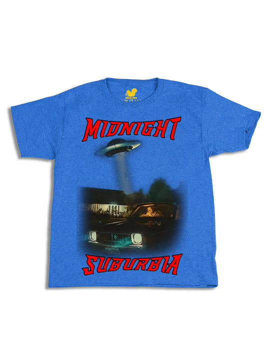 Midnight Suburbia Art C Youth T-Shirt