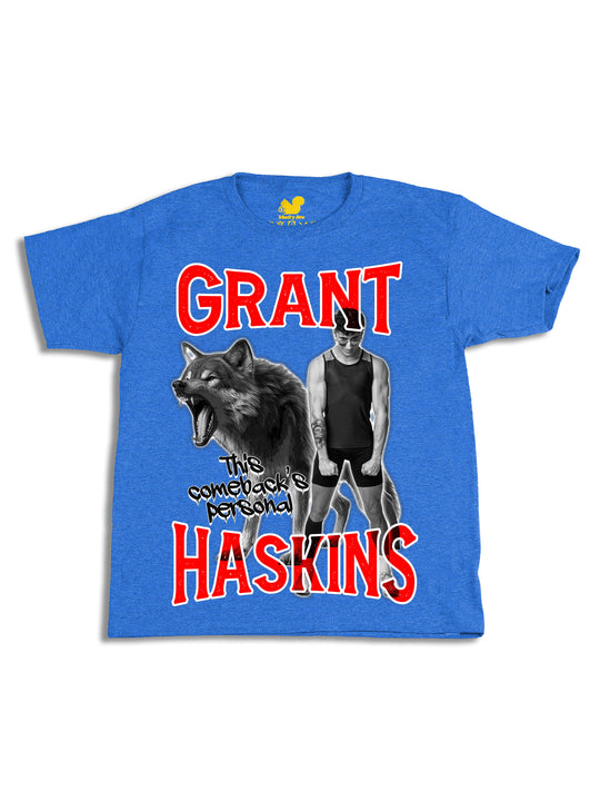 Grant Haskins Wolf Spirit Youth T-Shirt