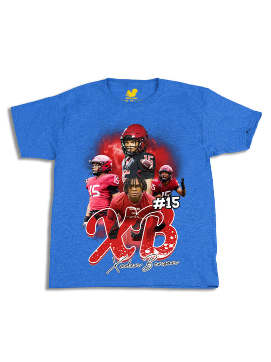 Xaden Benson Initials Youth T-Shirt
