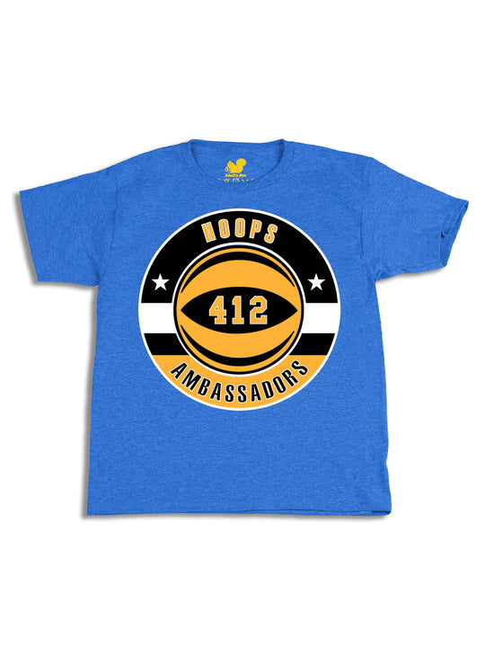 Hoops Circle Logo Vector Youth T-Shirt
