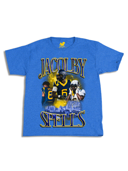 Jacolby Spells Collage Youth T-Shirt