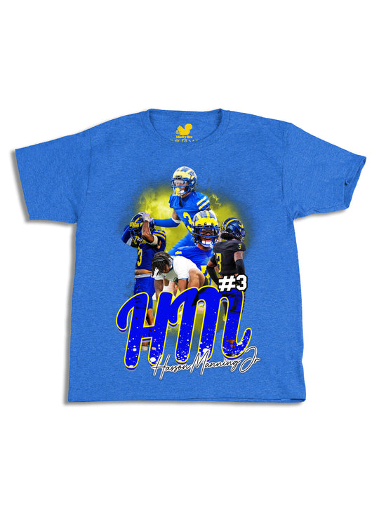 Hasson Manning Jr Initials Youth T-Shirt