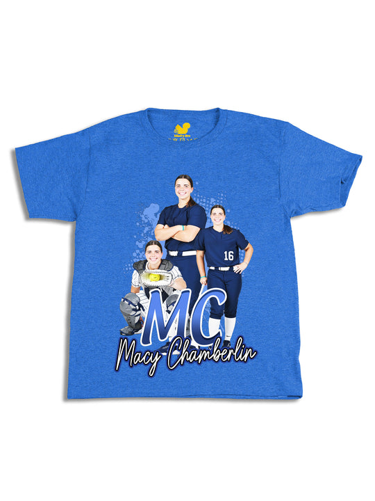 Macy Chamberlin Initials Youth T-Shirt