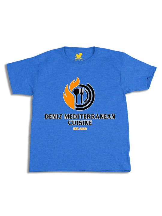 Deniz Mediterranean Cuisine Logo Youth T-Shirt