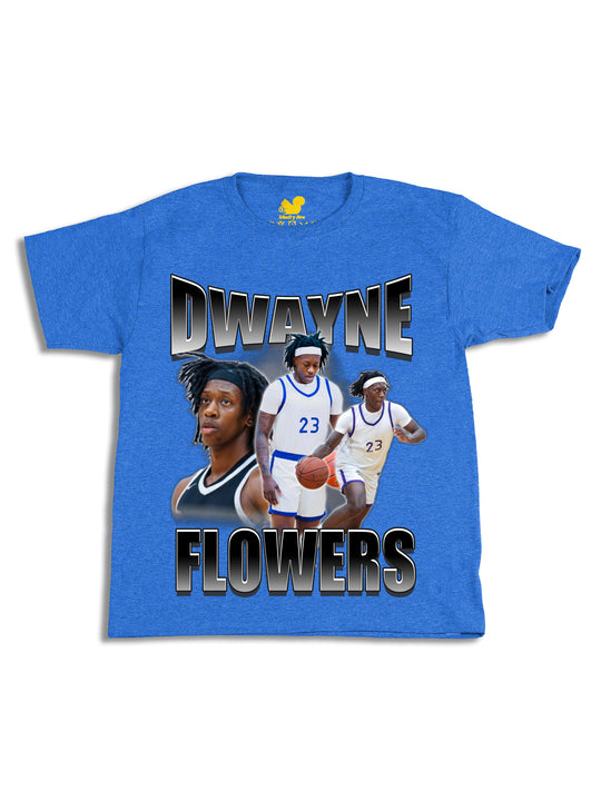 Dwayne Flowers Collage Youth T-Shirt