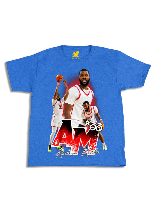 Andrew Mills Initials Youth T-Shirt