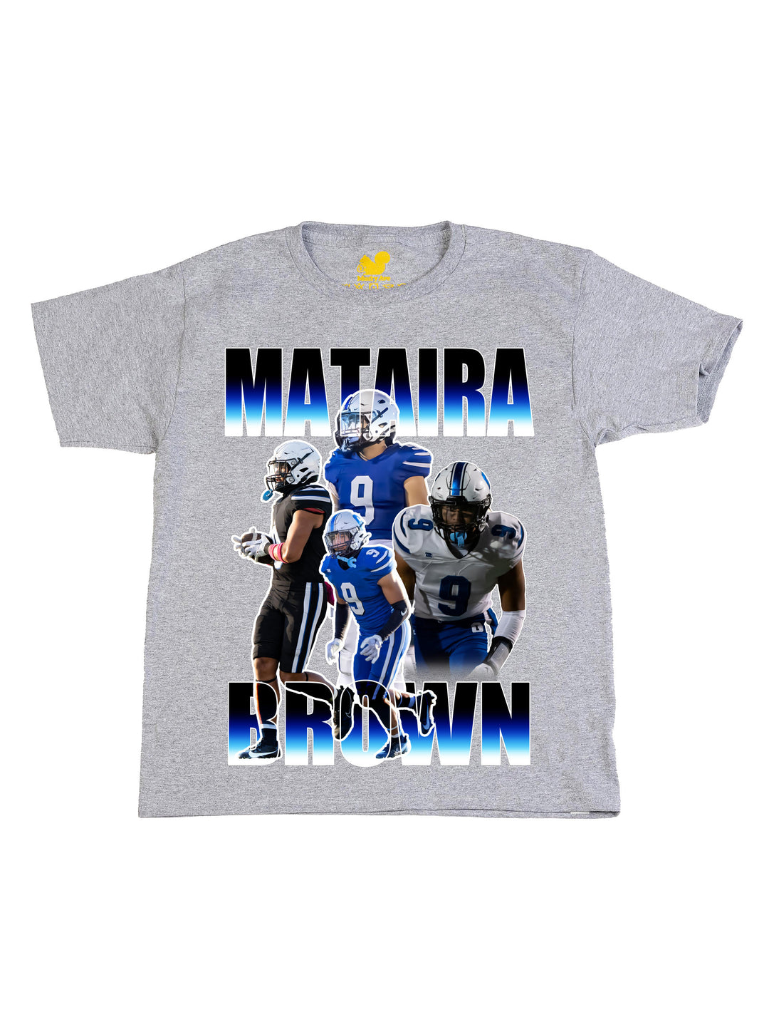 Mataira Brown Collage Youth T-Shirt