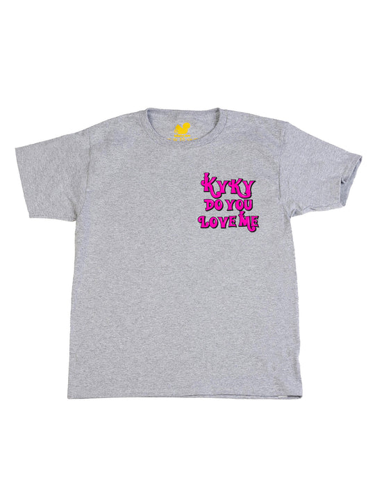 Kyky Do You Love Me Pink Pocket Youth T-Shirt