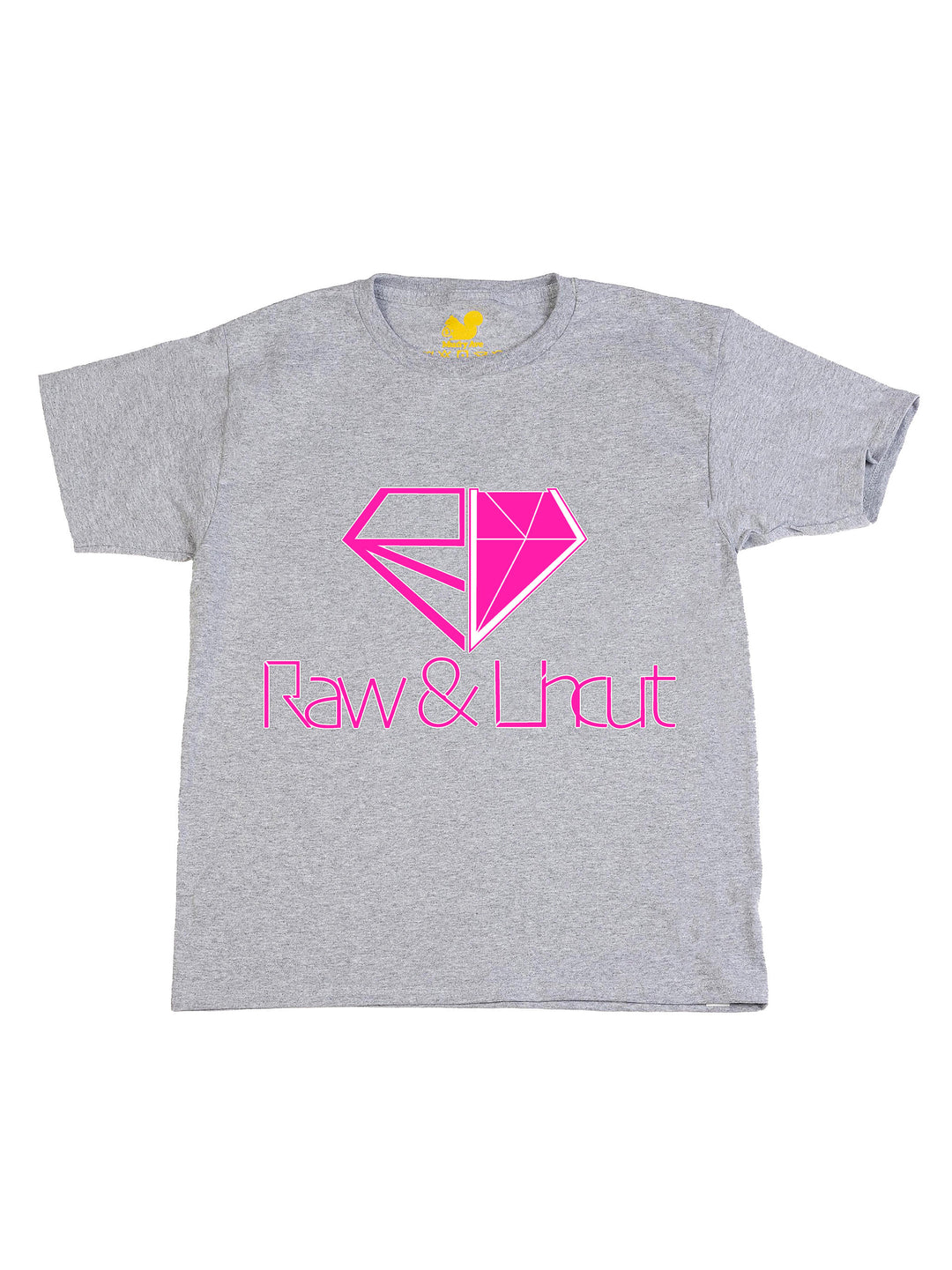 Raw and Uncut Pink Youth T-Shirt