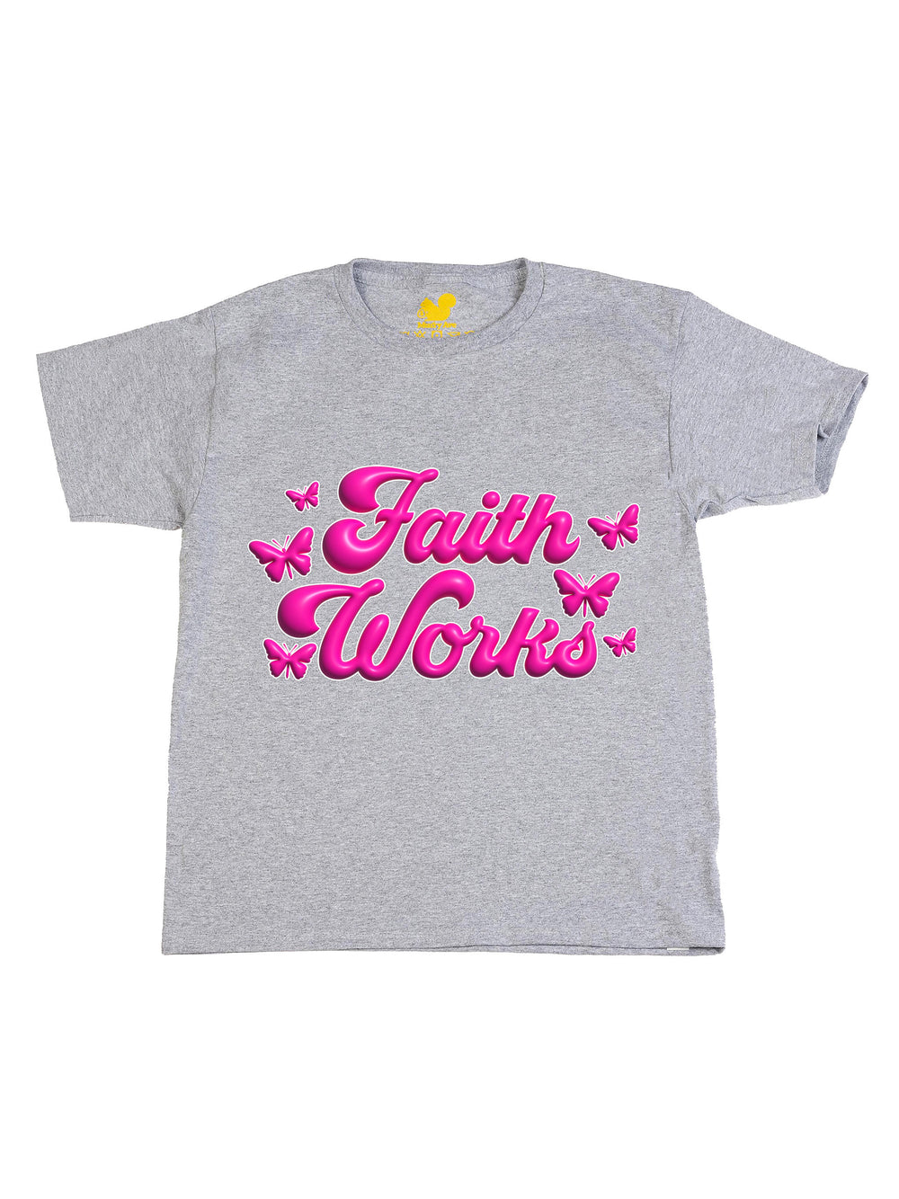 Faith Works Pink Youth T-Shirt