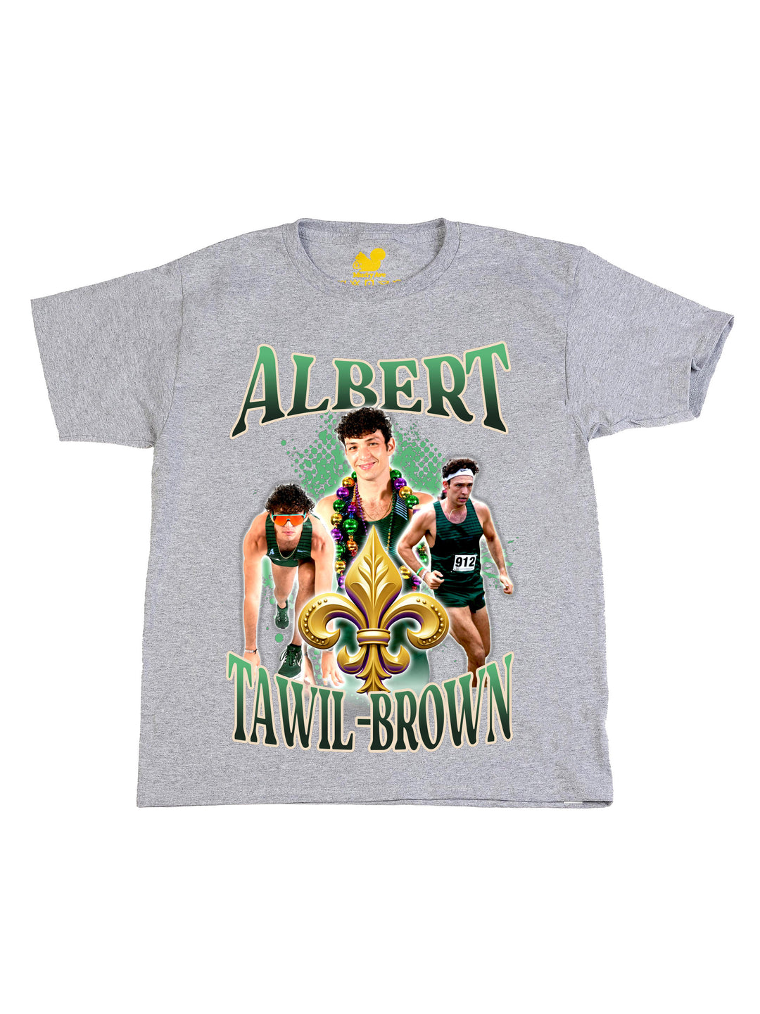Albert Tawil Brown Collage Youth T-Shirt