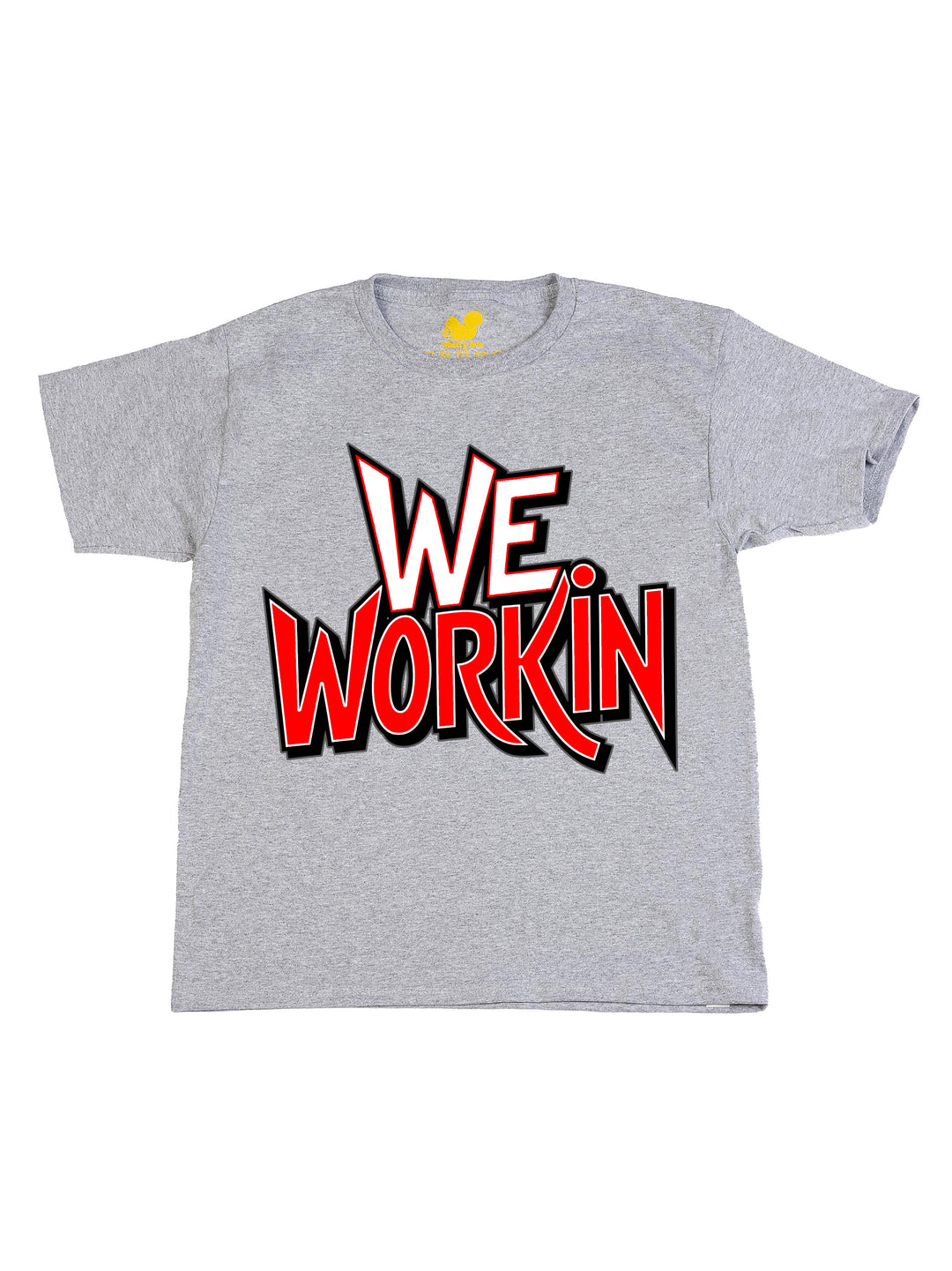 We Workin Text Art Youth T-Shirt