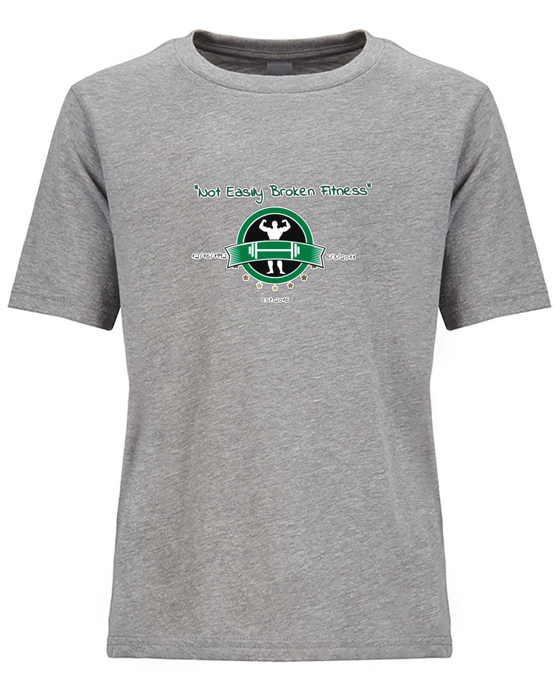 Not Easily Broken Fitness Youth T-Shirt