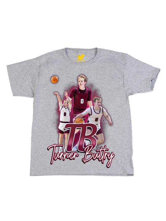 Turner Buttry Initials Youth T-Shirt