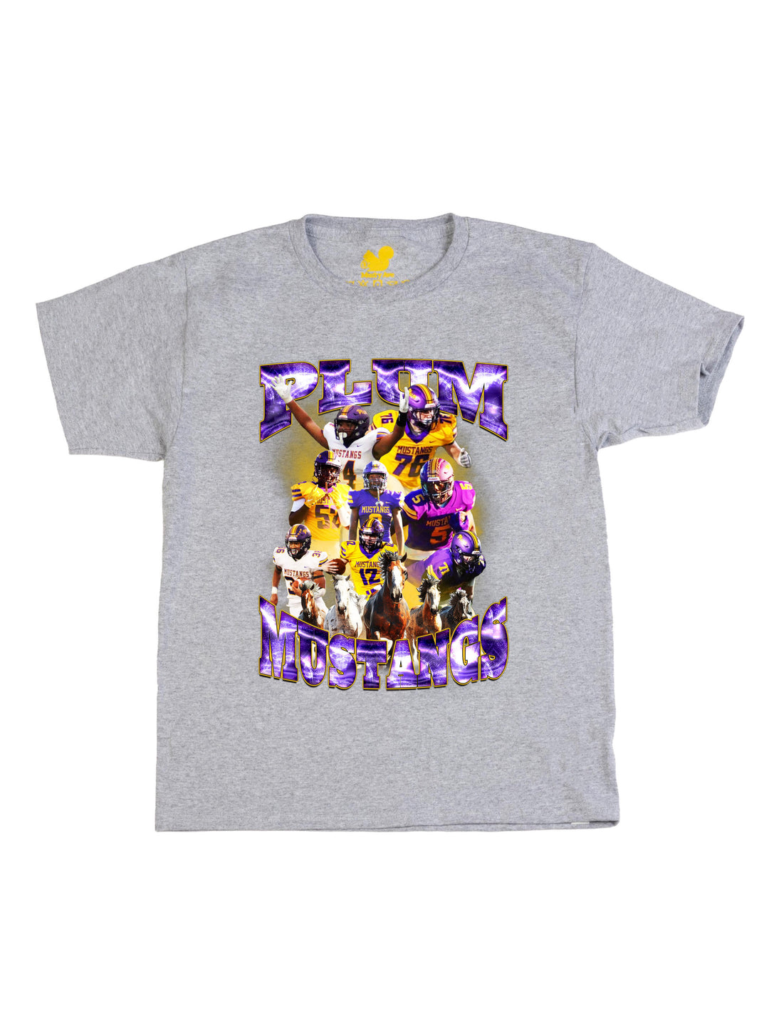 Plum Mustangs Youth T-Shirt
